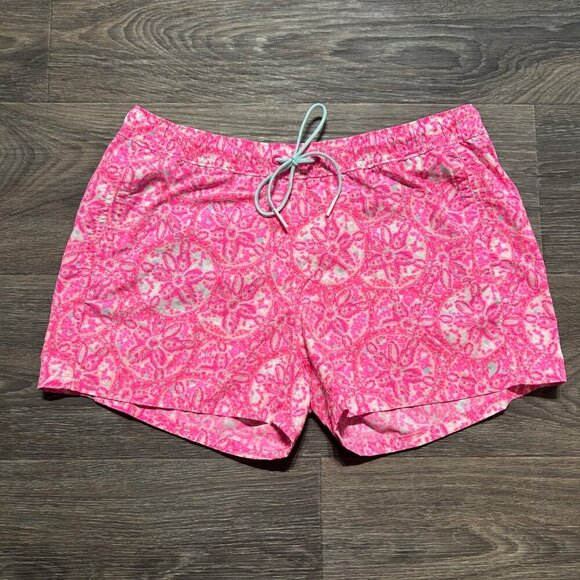 Vineyard Vines Women’s Small Performance Athletic Board Shorts Pink Activewear - Picture 1 of 9